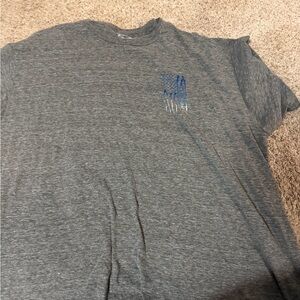 Stylish Gray and Blue Men's Tee